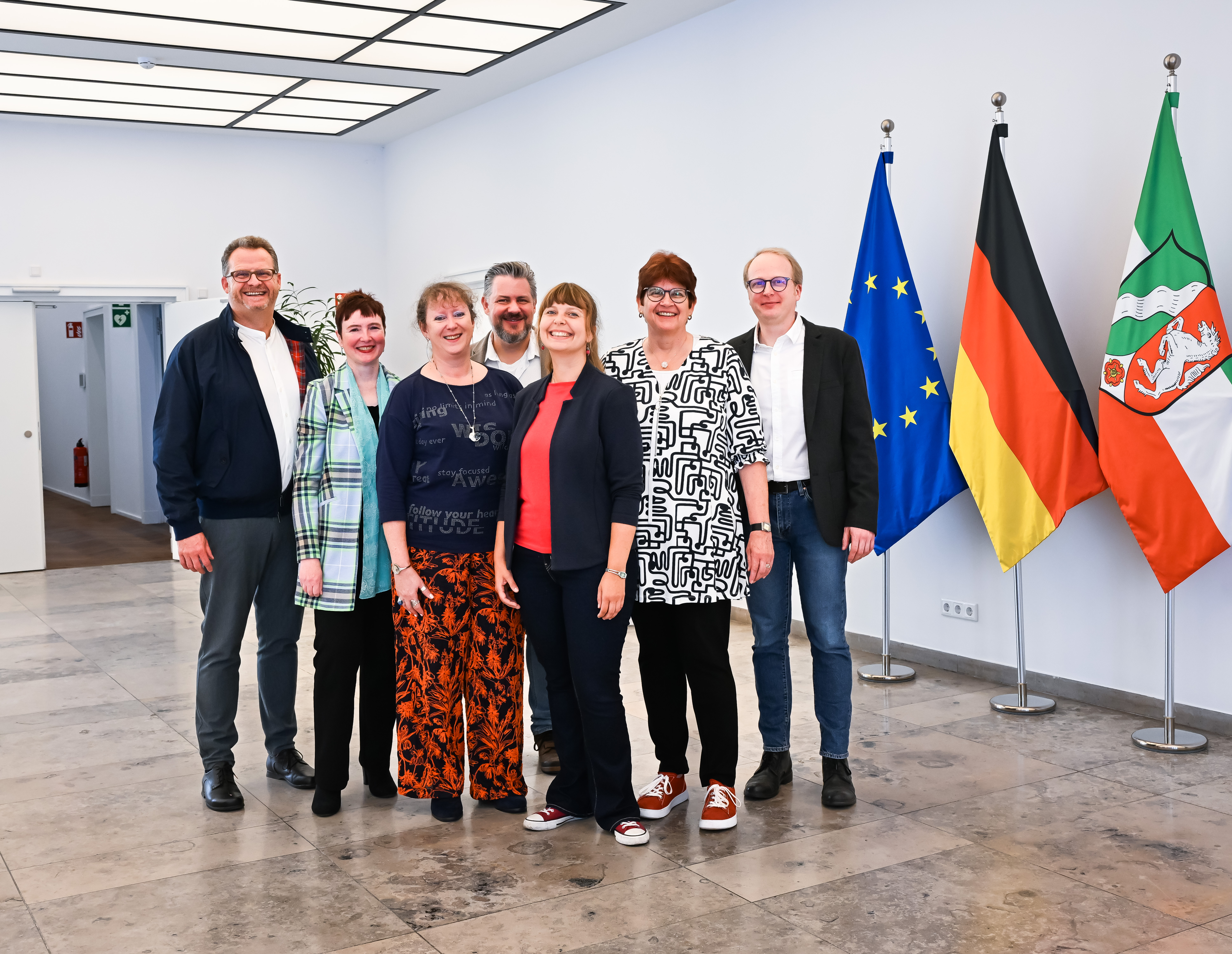 Sprecher*innen des NBE NRW zu Gast bei Staatssekretärin für Sport und Ehrenamt