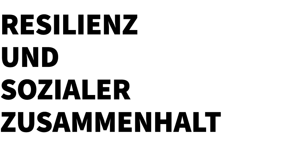Resilienz und sozialer Zusammenhalt 